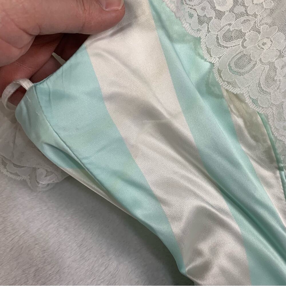 Gunne Sax juniors 11 women's small xs southern belle stripe dress frilly girly - Picture 13 of 14